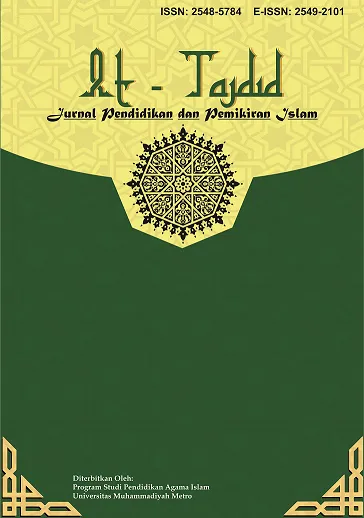 At-Tajdid : Jurnal Pendidikan dan Pemikiran Islam