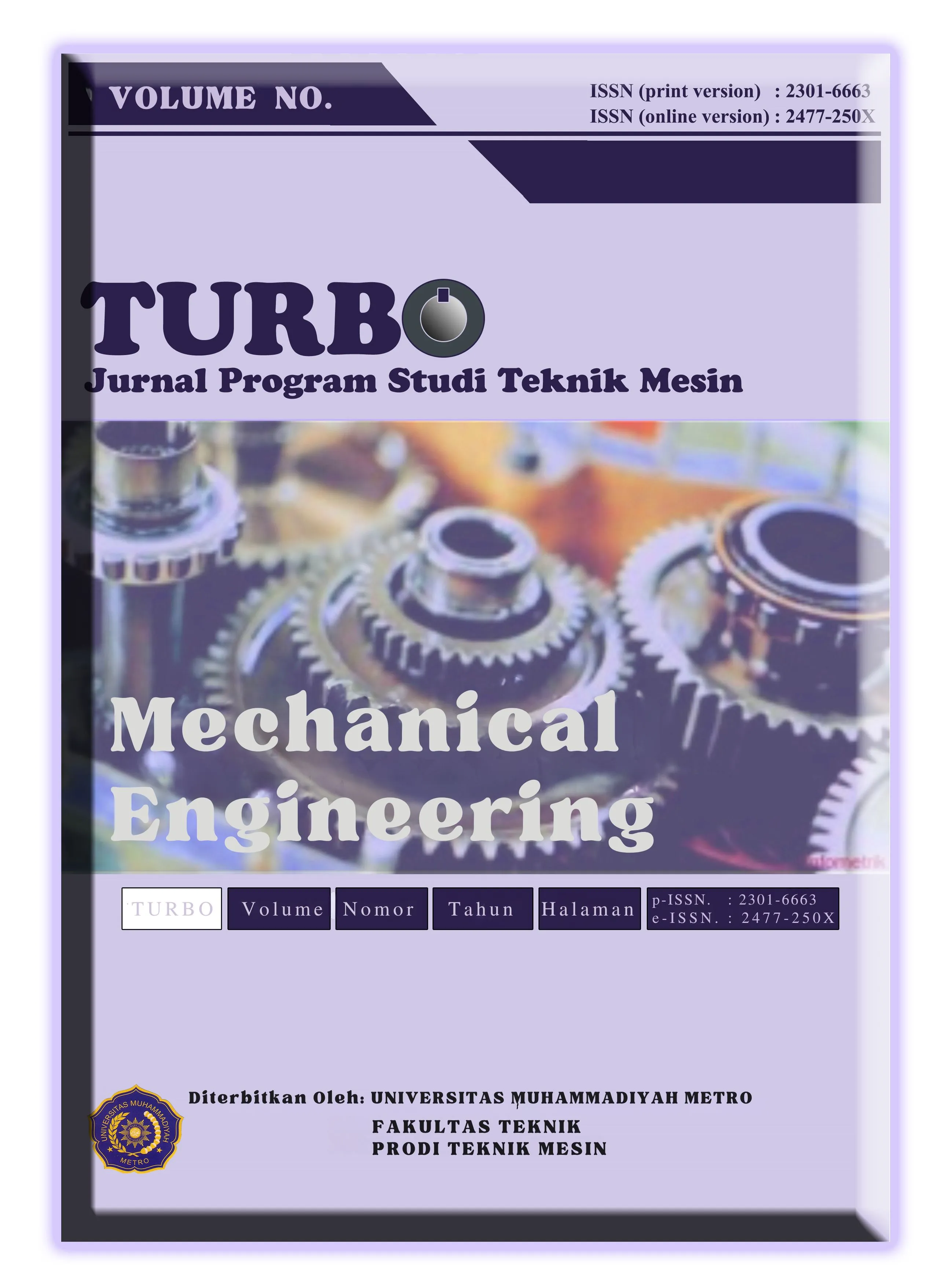TURBO: Jurnal Program Studi Teknik Mesin
