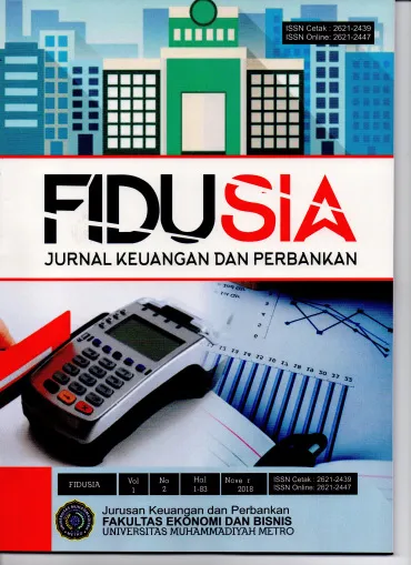 FIDUSIA : JURNAL KEUANGAN DAN PERBANKAN