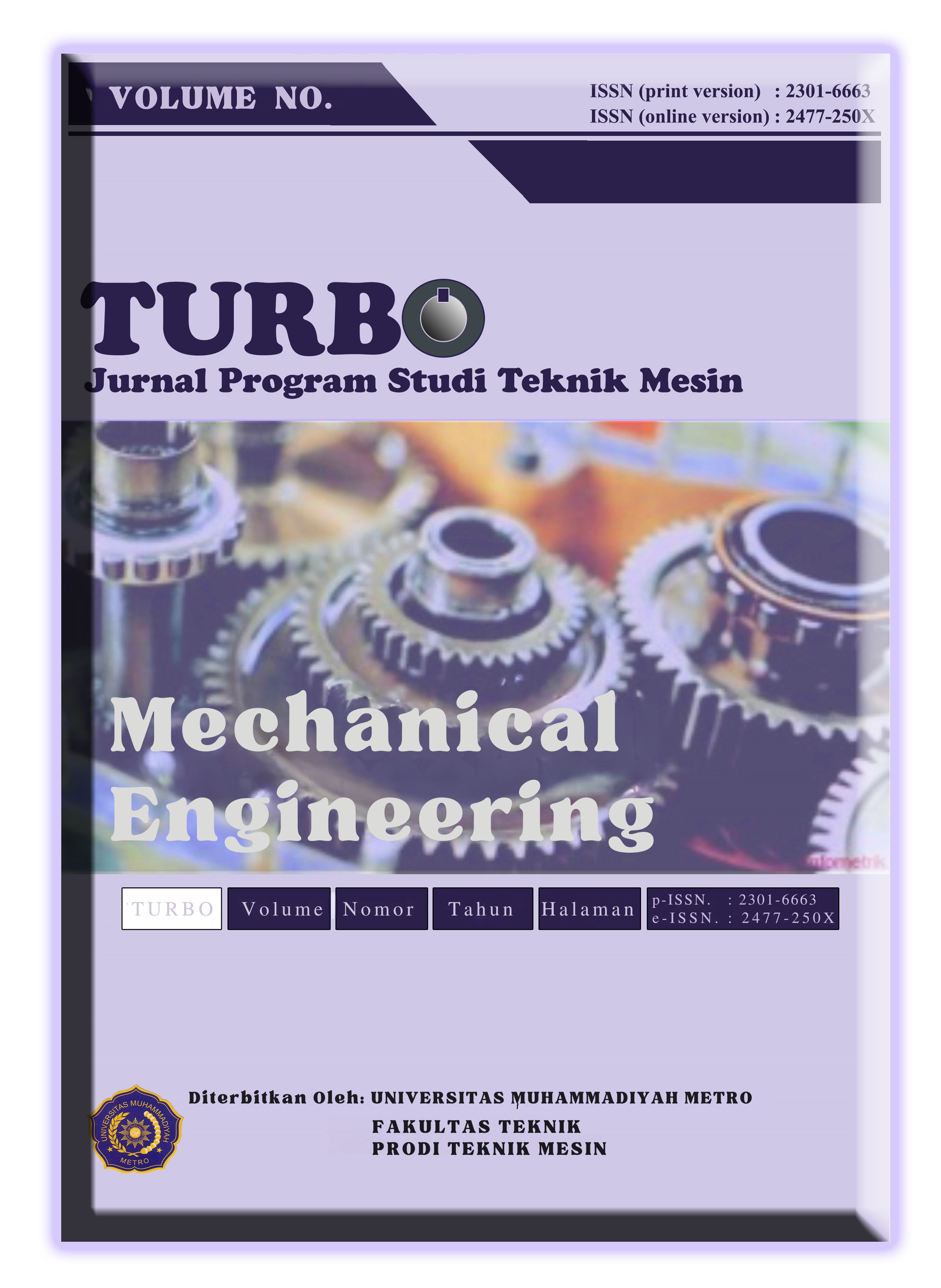 TURBO: Jurnal Program Studi Teknik Mesin