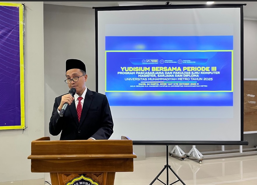 Wakil Rektor II UM Metro Tekankan Profesionalisme Lulusan dalam Yudisium Bersama Periode III Tahun 2025