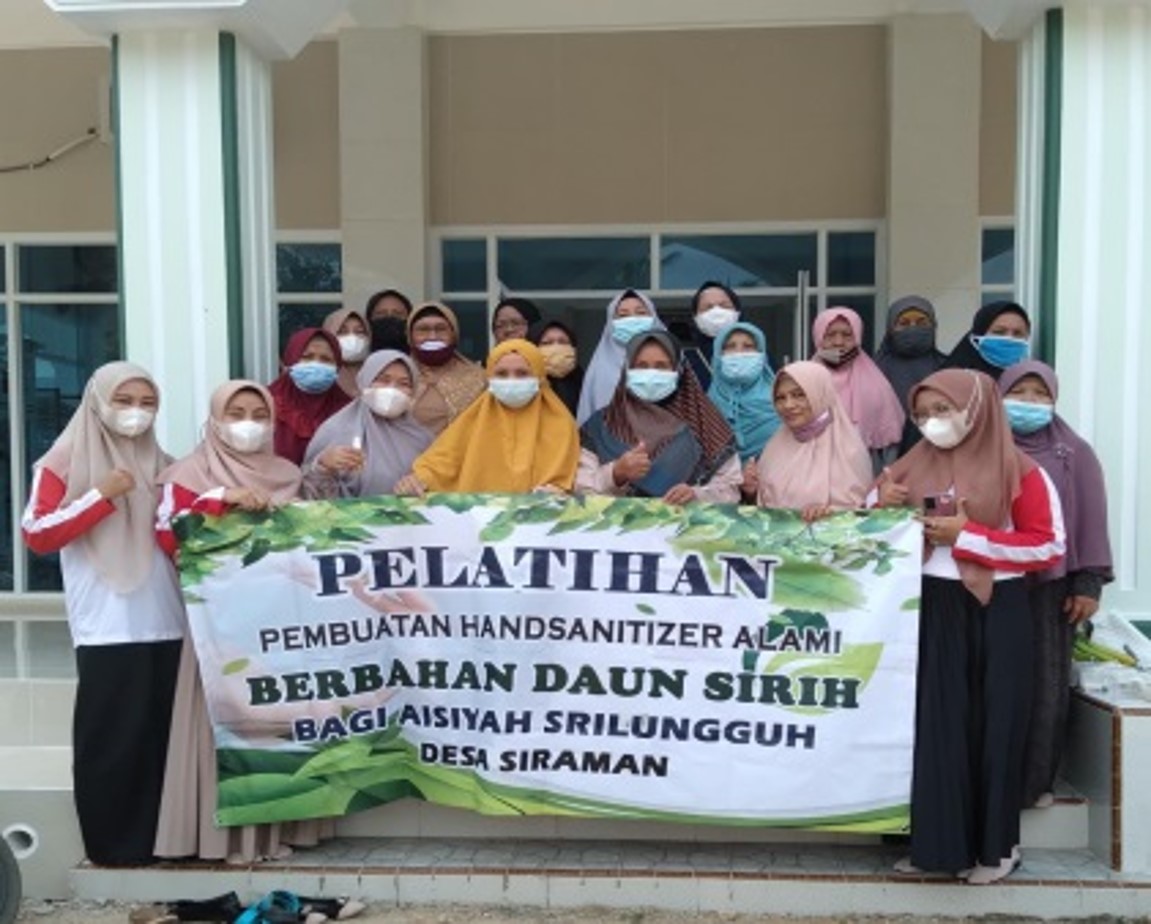 Berbahan Daun Sirih dan Jeruk Nipis, Dosen UM Metro Galakkan Pembuatan Handsanitizer