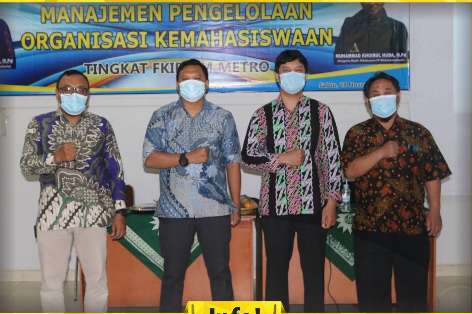 FKIP UM Metro Gelar Workshop Manajemen Pengelolaan Organisasi Kemahasiswaan