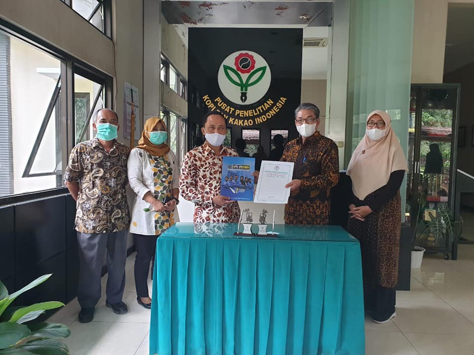 Fasilitasi Kegiatan Riset dan Magang, UM Metro Jalin Kerja Sama dengan Puslit KoKa Indonesia