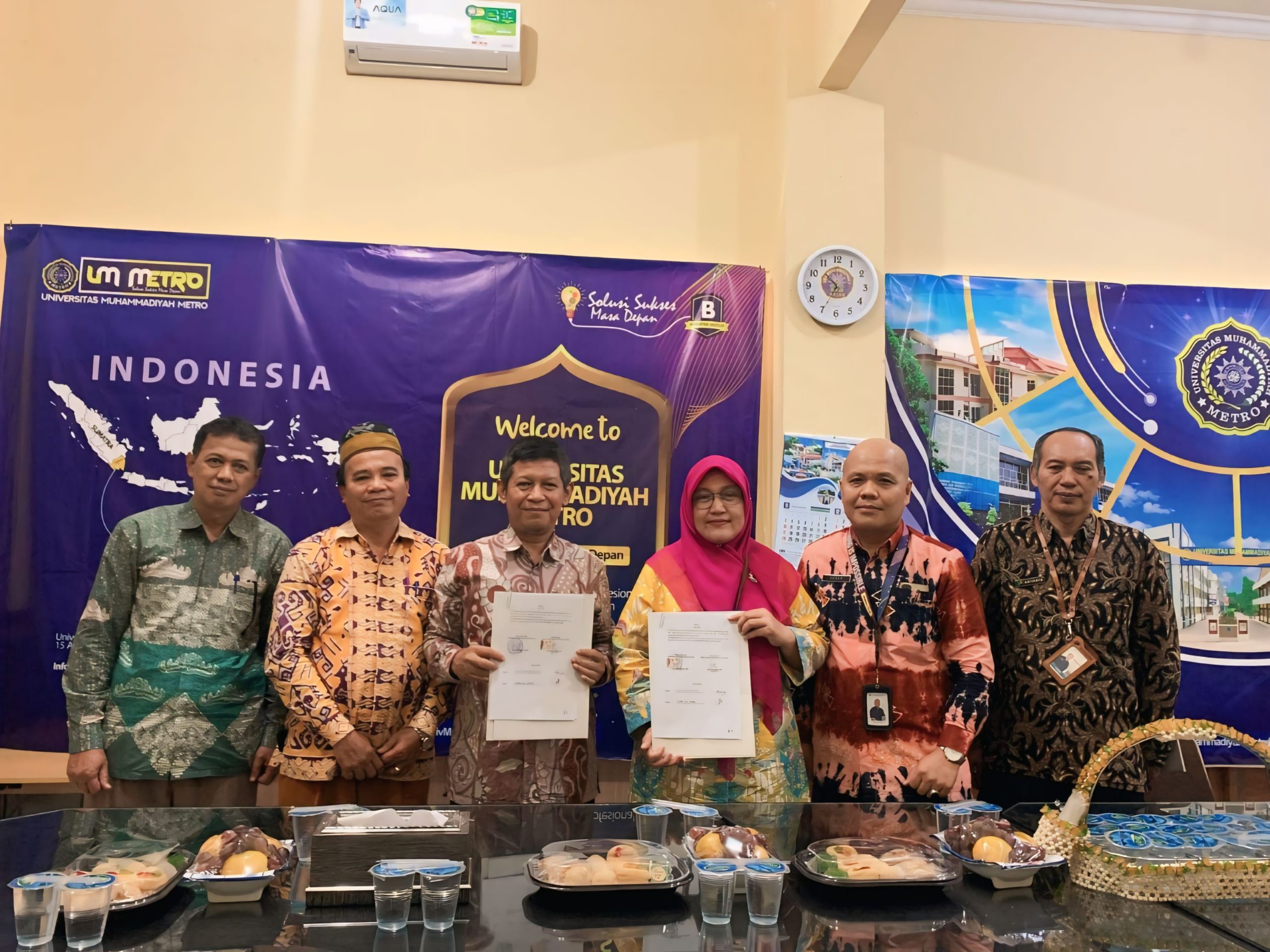 UM Metro dan BPS Kota Metro Teken MoU untuk Sinergi di Bidang Pendidikan dan Statistik
