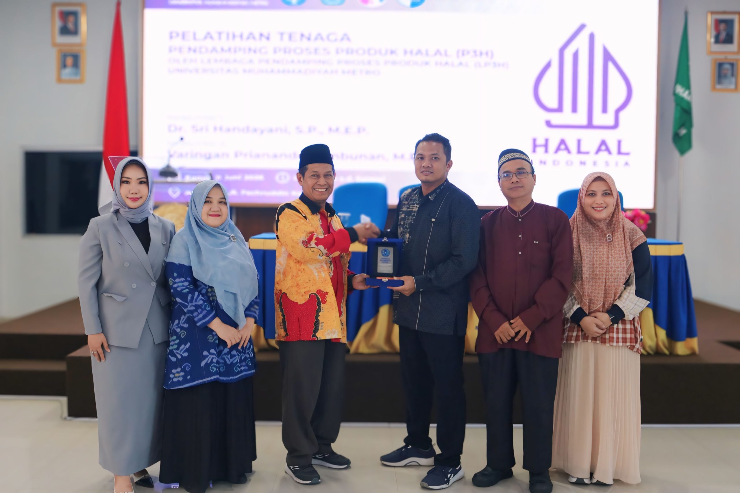 LP3H UM Metro Gelar Pelatihan Tenaga Pendamping Proses Produk Halal untuk Perkuat Ekosistem Halal dan Daya Saing UMKM