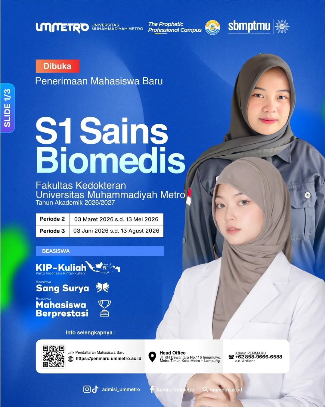 Kuliah Biomedis di UM Metro: Kampus Terbaik di Lampung