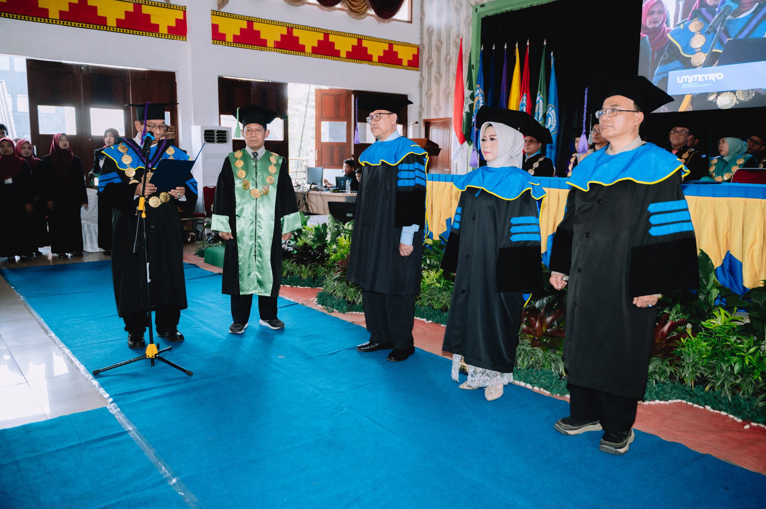 UM Metro Kukuhkan Tiga Profesor Baru, Dorong Mutu Pendidikan Tinggi
