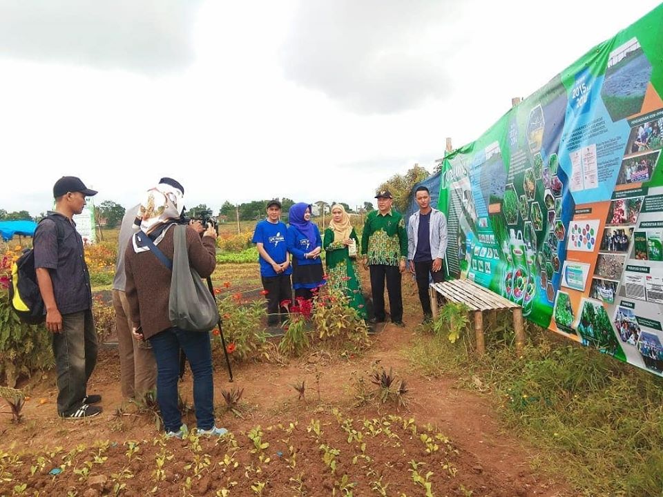 TVRI Lampung Liputan di Agrowisata Kebun Organik Karangrejo