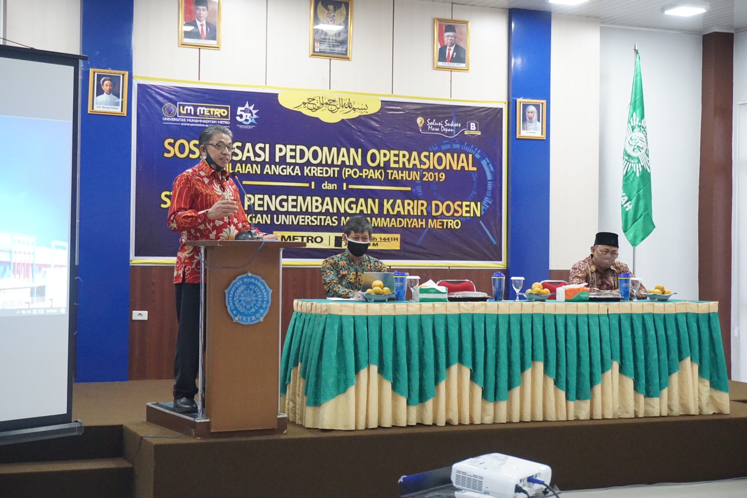 UM Metro Gelar Sosialisasi Pedoman Operasional Penilaian Angka Kredit Tahun 2019 dan Strategi Pengembangan Karir Dosen