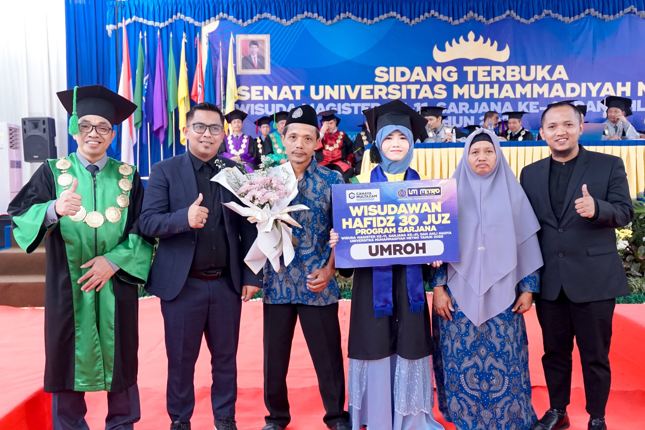 UM Metro Umrohkan Wisudawan Hafidz Qur’an 30 Juz