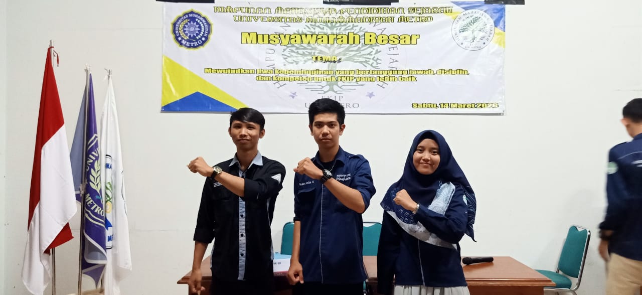 Mubes HIMAS Pendidikan Sejarah UM Metro, Tentukan Ketum Periode 2020-2021