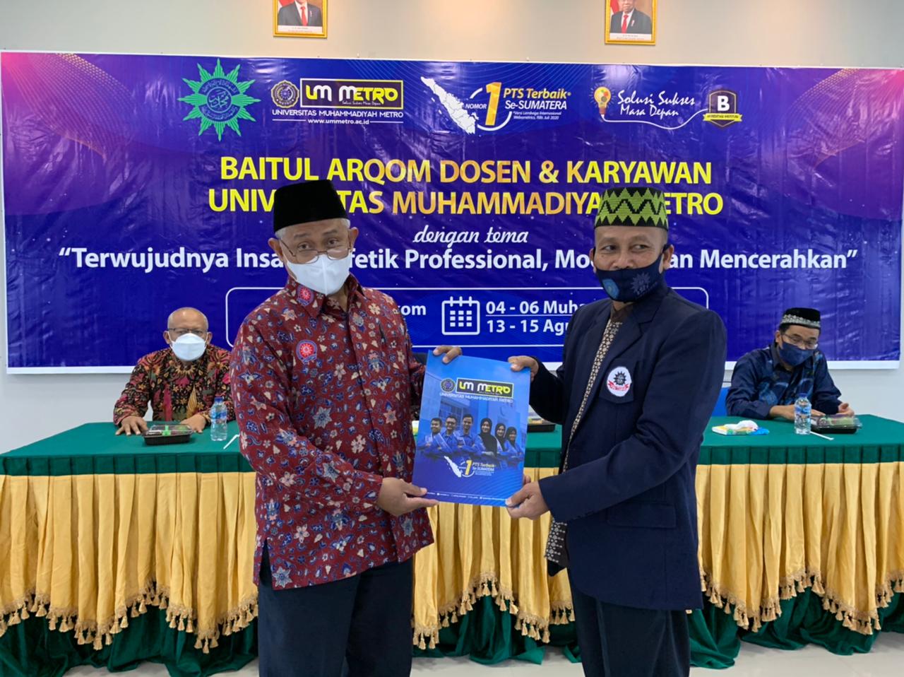 UM Metro Adakan Kaderisasi Dosen dan Karyawan Melalui Baitul Arqom