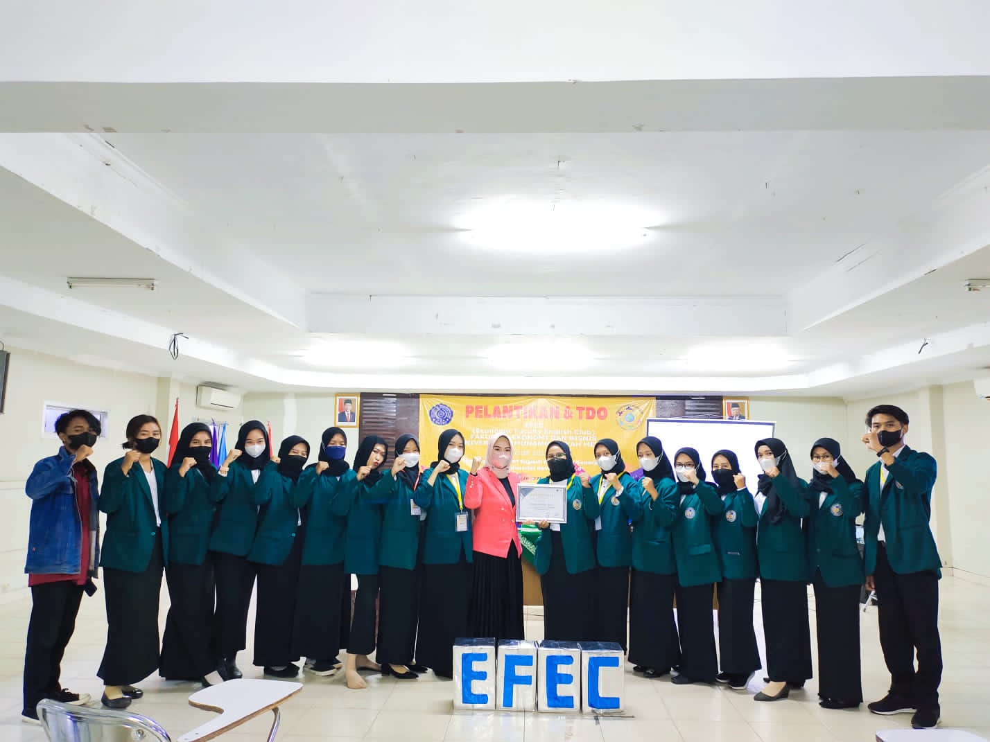 Lantik Pengurus Baru, Economic Faculty English Club UM Metro Hadirkan Dosen Internasional