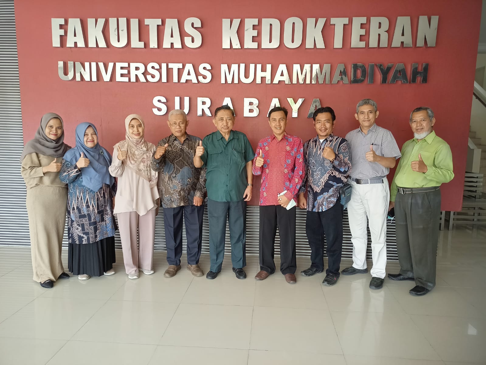 Tim Arsitektur Fakultas Kedokteran UM Metro Kunjungi UM Surabaya dan UM Sidoarjo