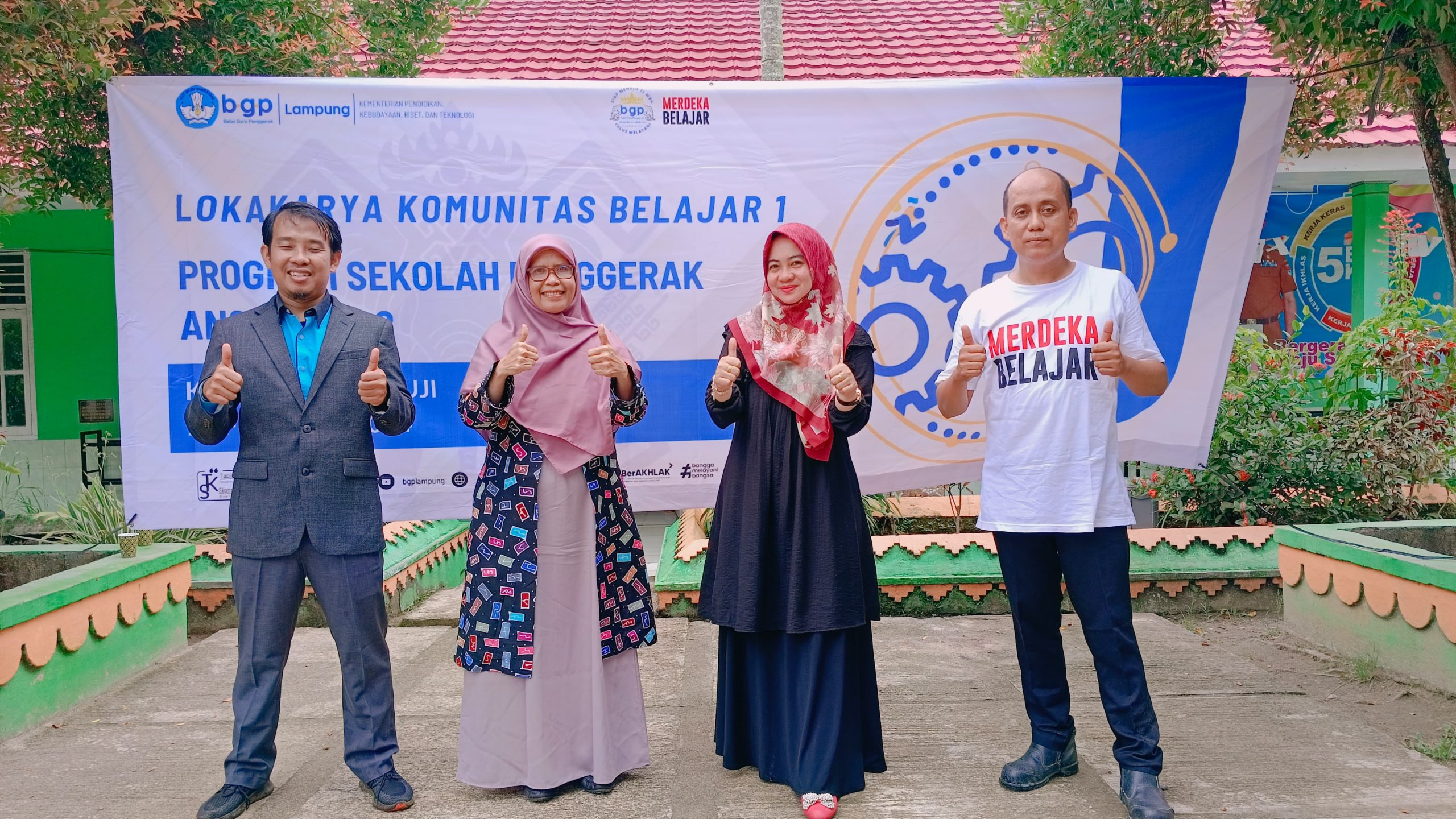 Dosen UM Metro-POLINELA-ITERA Kolaborasi Bangun Komunitas Belajar di Mesuji
