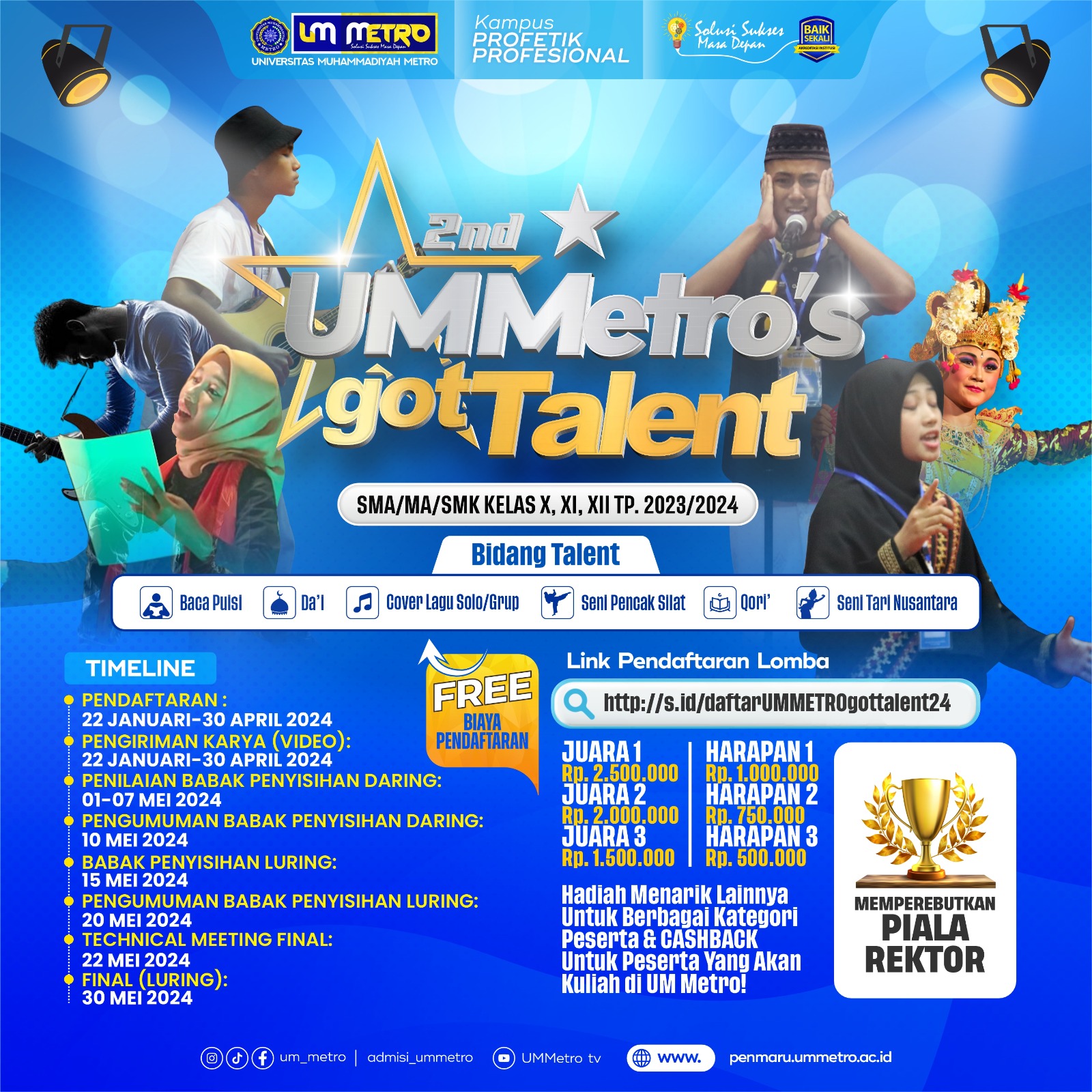 UM Metro's Got Talents 2024 Season 2 Hadir untuk Pelajar