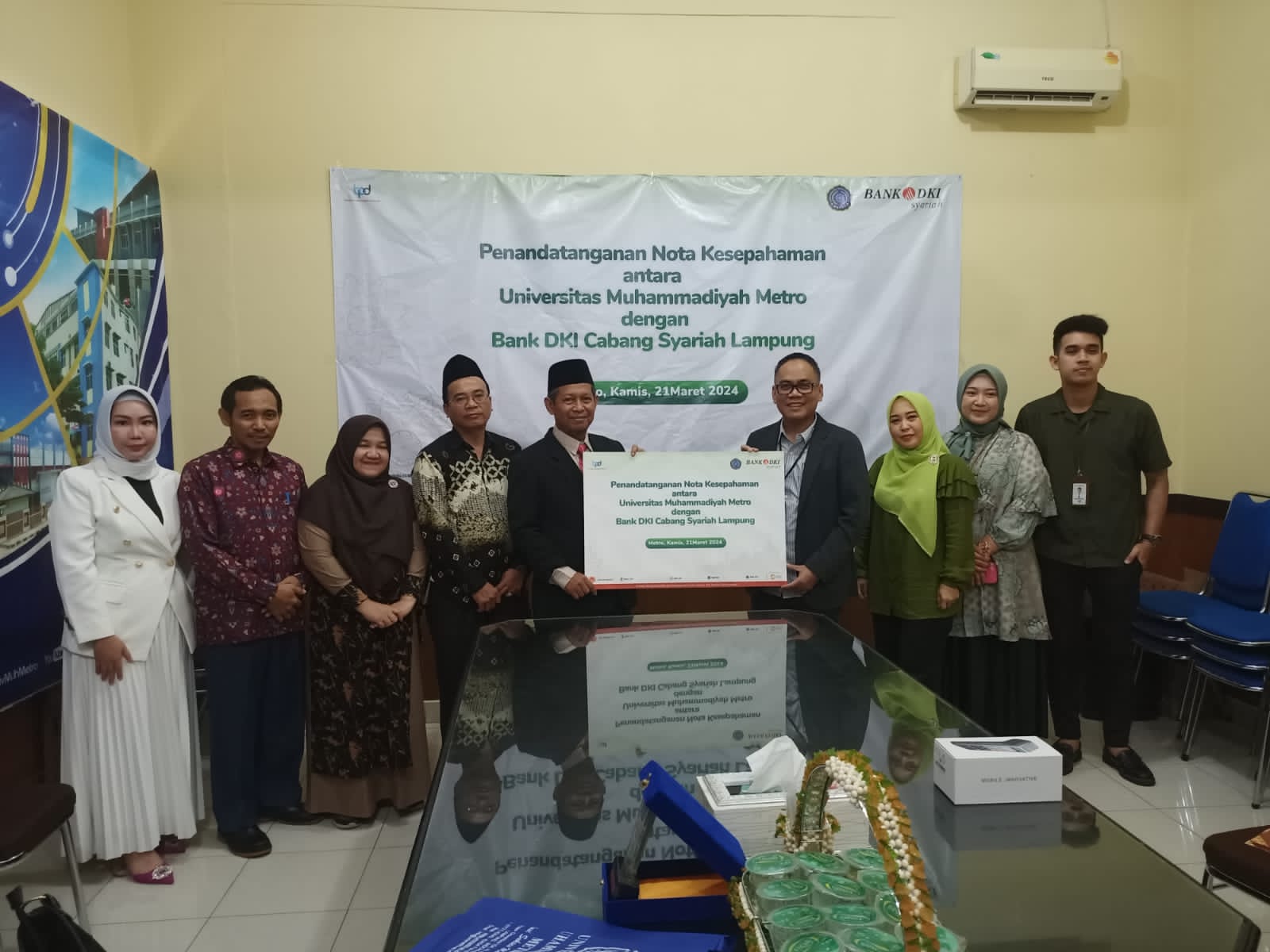 UM Metro dan Bank DKI Syariah Lampung Jalin Kerjasama