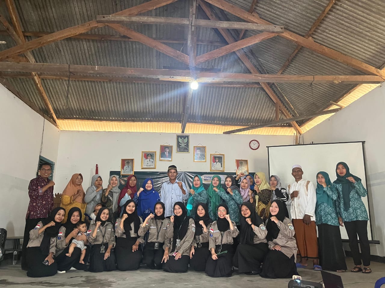 Tim PPK Ormawan HIMA BK GCC FKIP UM Metro Gelar Pembukkaan Dengan Pihak Mitra Desa Rejo Asri Dalam Upaya Peningkatan Desa Cerdas Mealui Kegiatan Pojok Literasi
