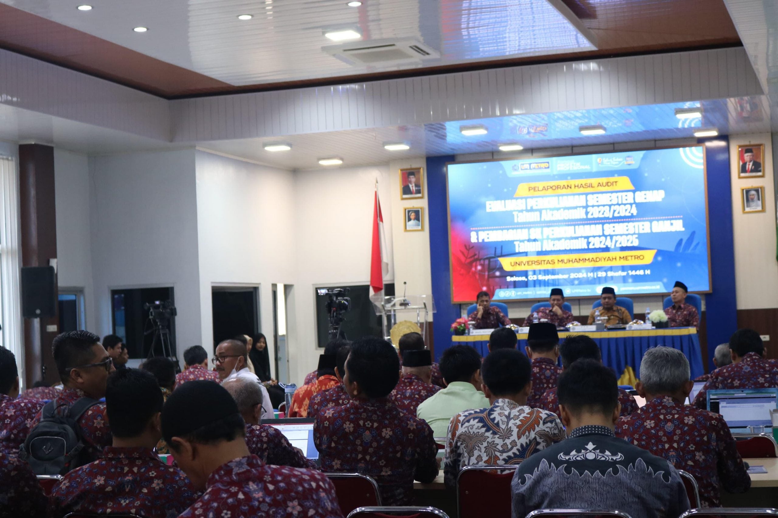 Pelaporan Hasil Audit Evaluasi Perkuliahan UM Metro TA 2023/2024