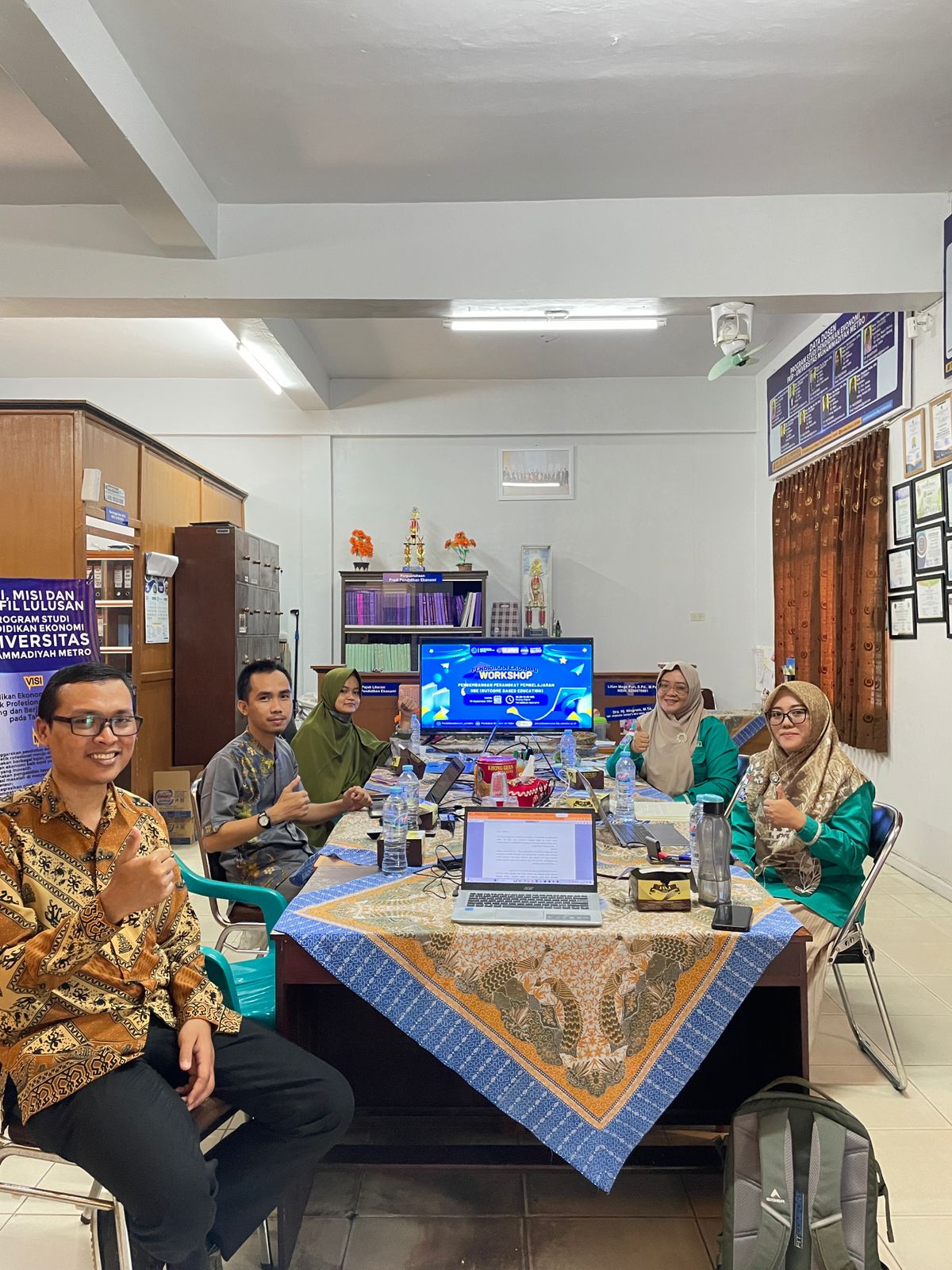 Prodi Pendidikan Ekonomi UM Metro Gelar Workshop Pengembangan Perangkat Pembelajaran Berbasis OBE