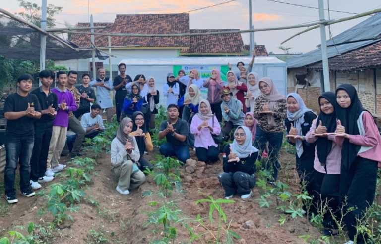 PPK Ormawa Universitas Muhammadiyah Metro Bantu Pengembangan Pertanian Berkelanjutan di Desa Sumberagung