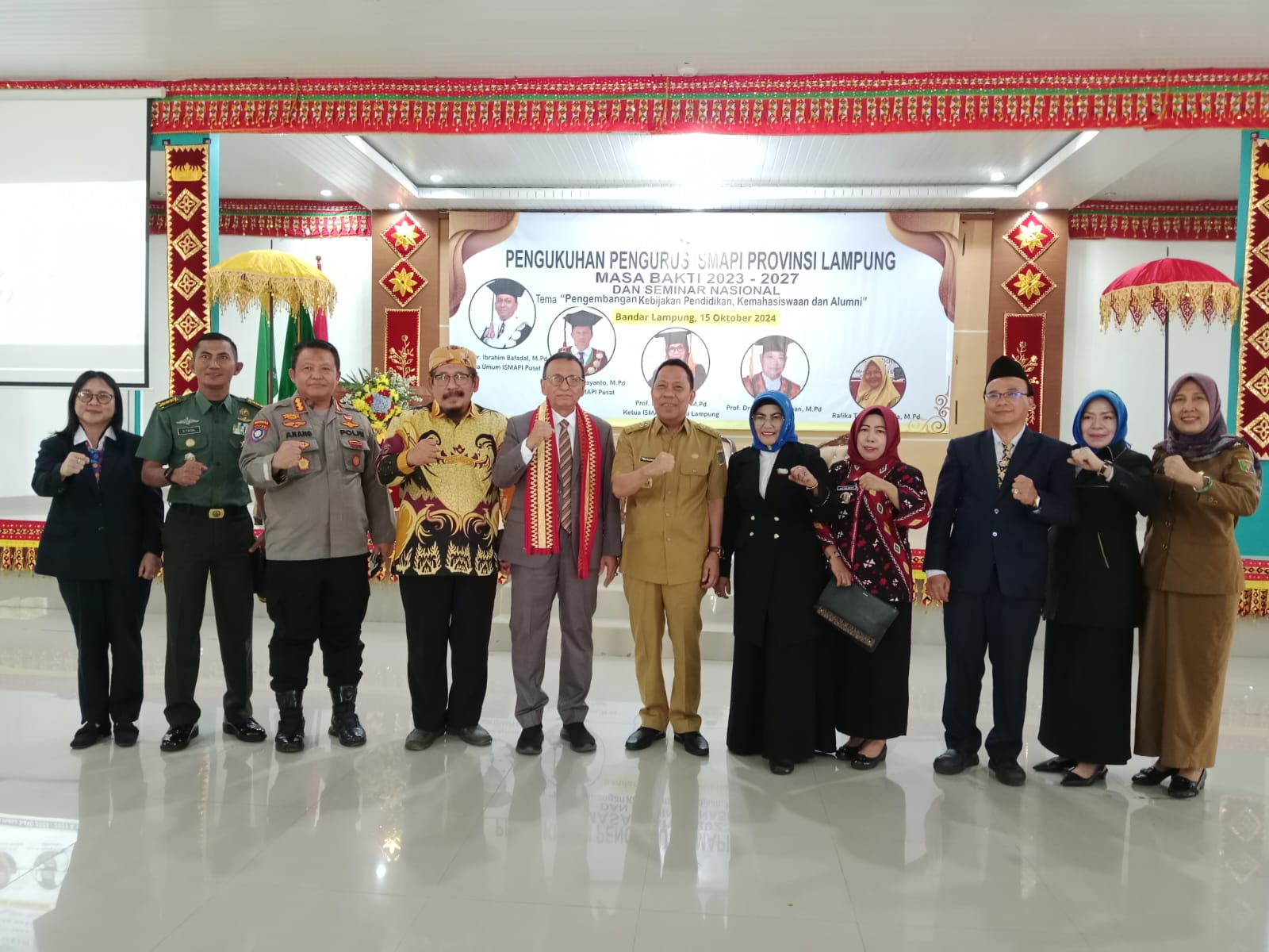 Wakil Rektor IV UM Metro Diamanahi Sebagai Sekretaris ISMAPI Sesuai dengan Keilmuannya