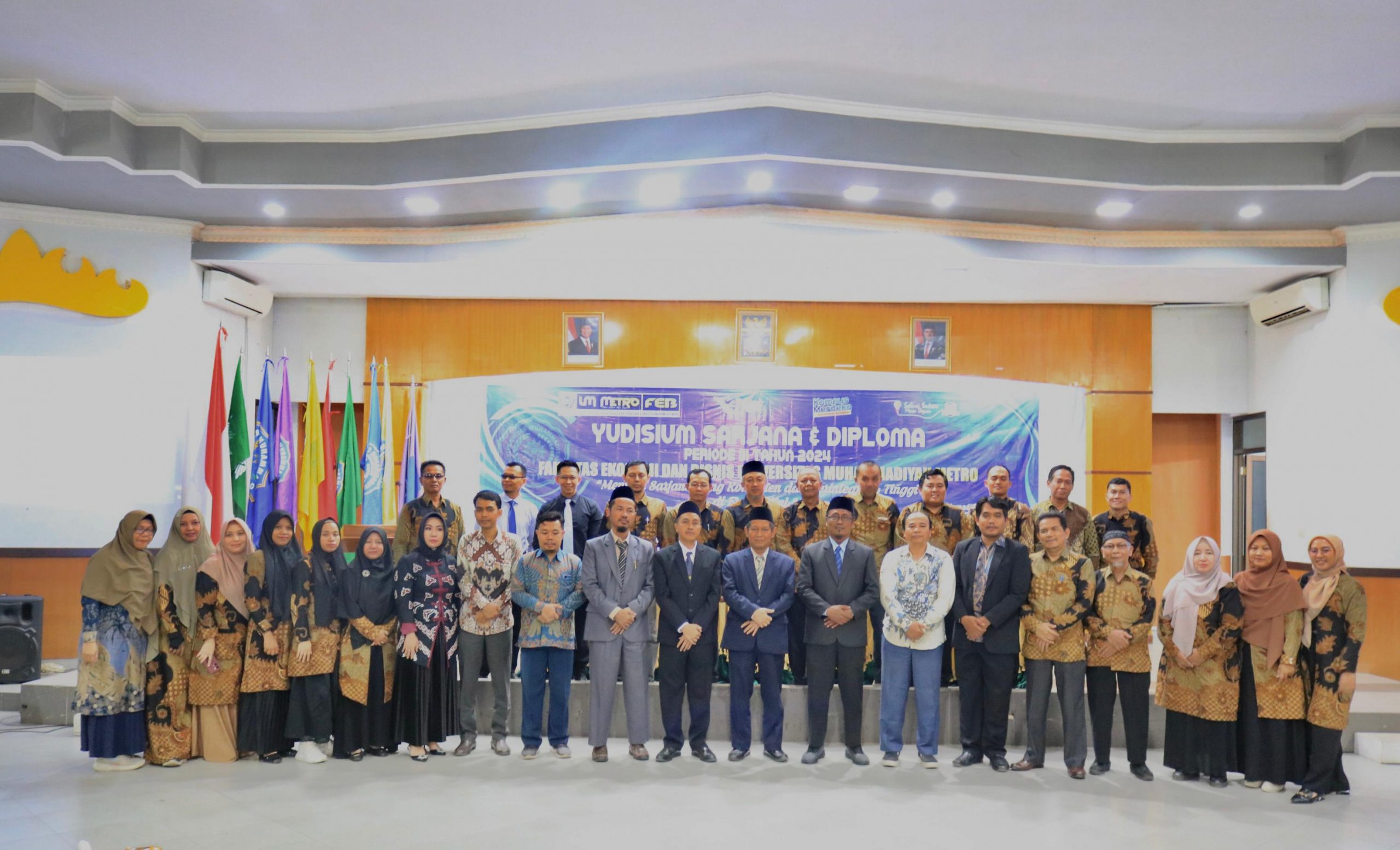 Universitas Muhammadiyah Metro Gelar Yudisium FEB Periode III, Cetak Sarjana Kompeten dan Berintegritas di Era Digital