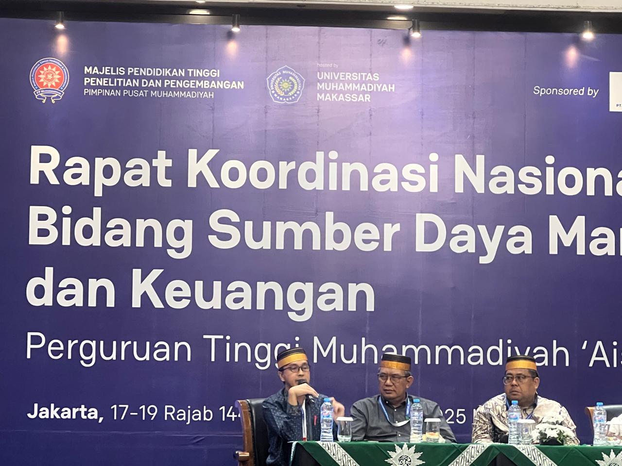 Nedi Hendri Sharing Best Practice Tata Kelola Keuangan pada Rakornas SDM dan Keuangan PTMA
