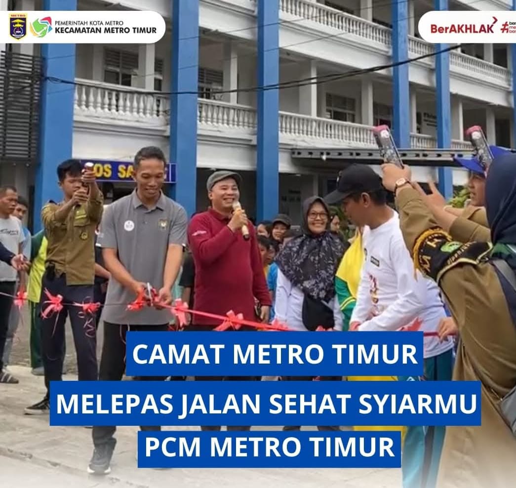 Jalan Sehat Semarakkan Peresmian SDMu Hamka Metro Timur dan Milad ke-10 Klinik Muhammadiyah Metro Timur