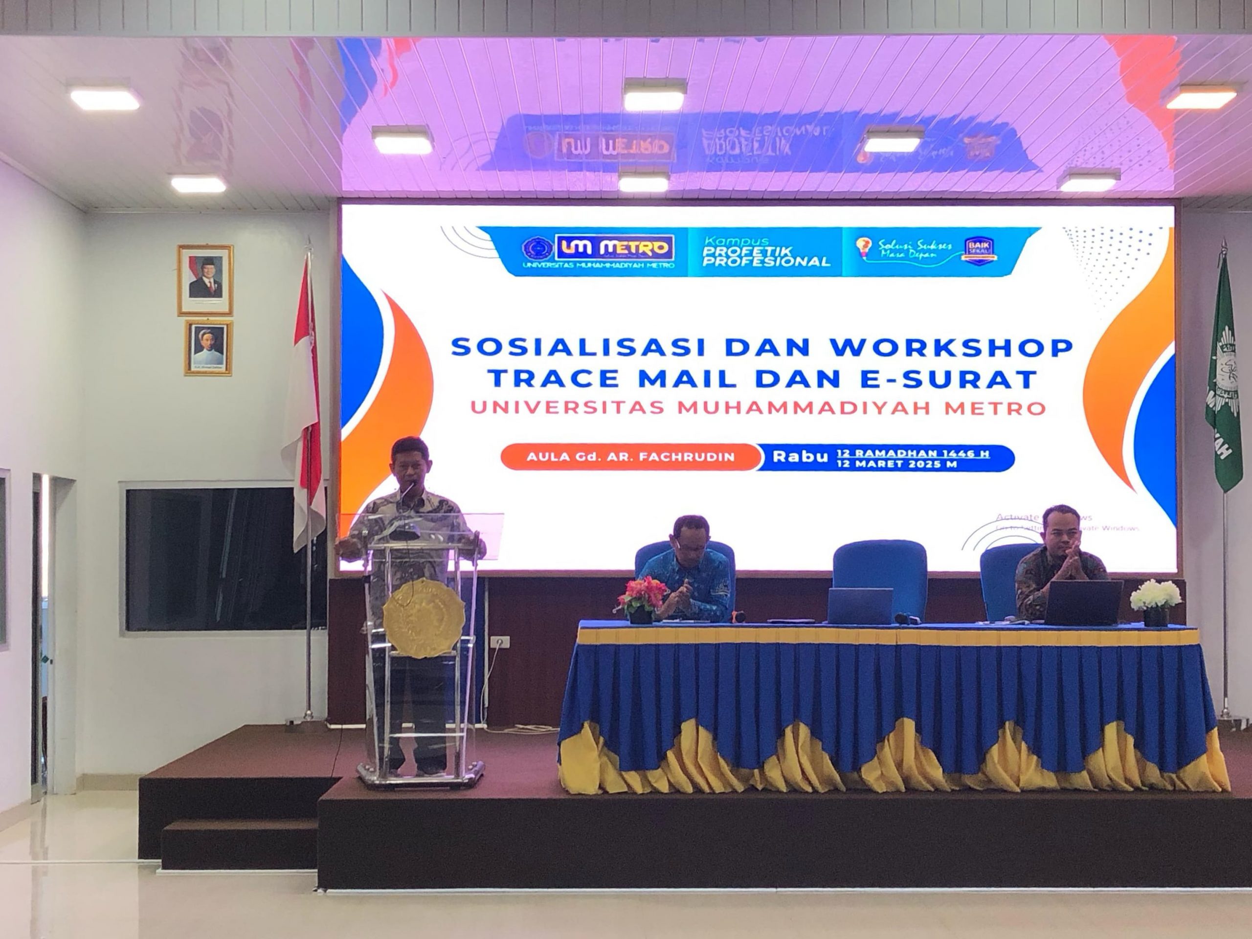UM Metro Sosialisasikan Trace Mail dan E-Surat Guna Efisiensi Administrasi Digital