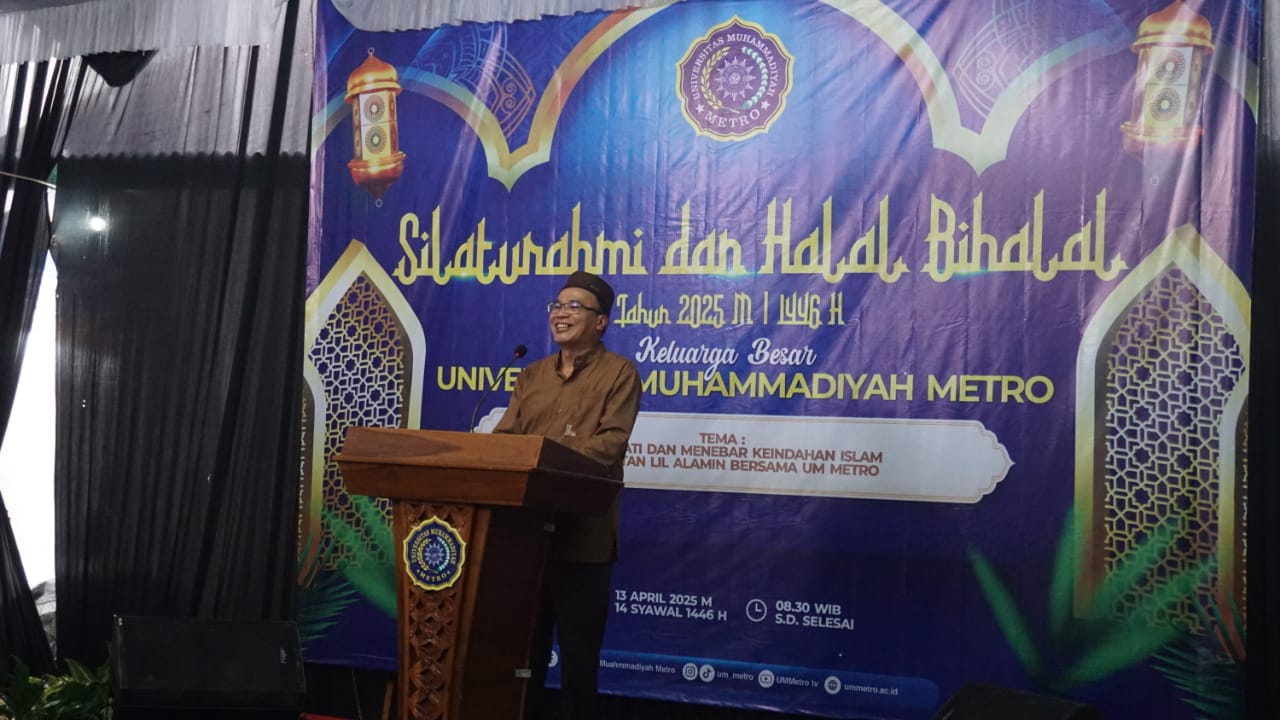 Wakil Rektor 4 UM Metro Jadi Tuan Rumah Halal Bihalal dan Silaturahmi