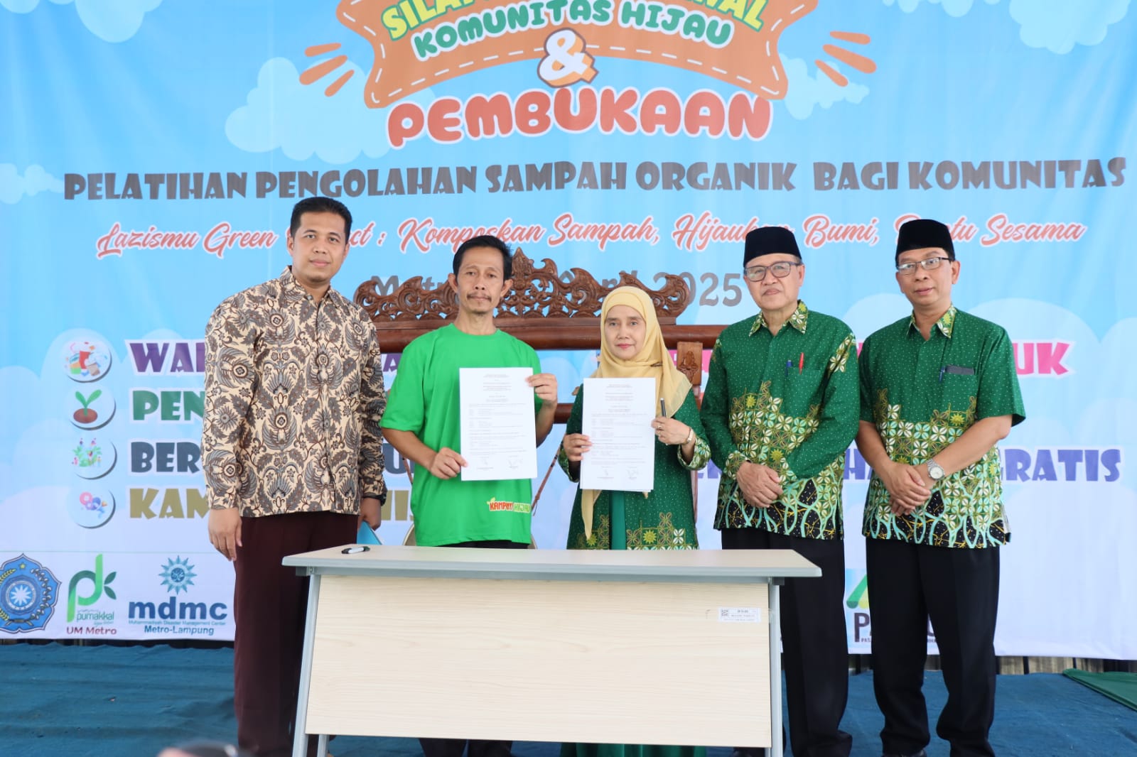 Pascasarjana UM Metro Laksanakan Penandatanganan MoA dan IA dengan LazizMu dan Majelis Lingkungan Hidup Kota Metro