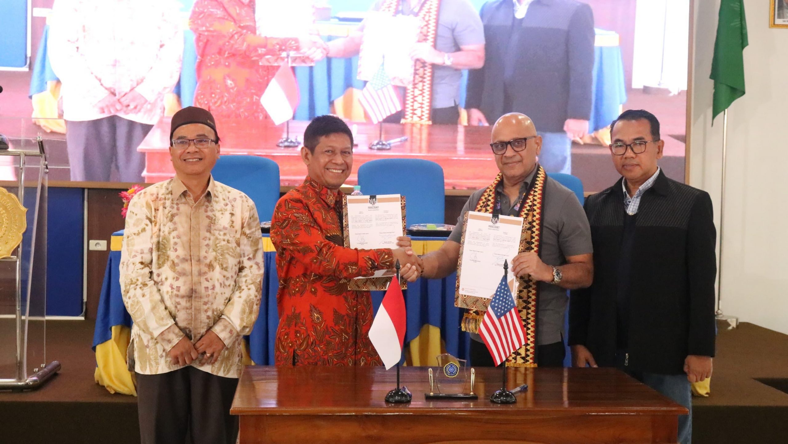 MoU UM Metro dengan Parallaxnet USA Perkuat Kolaborasi Global