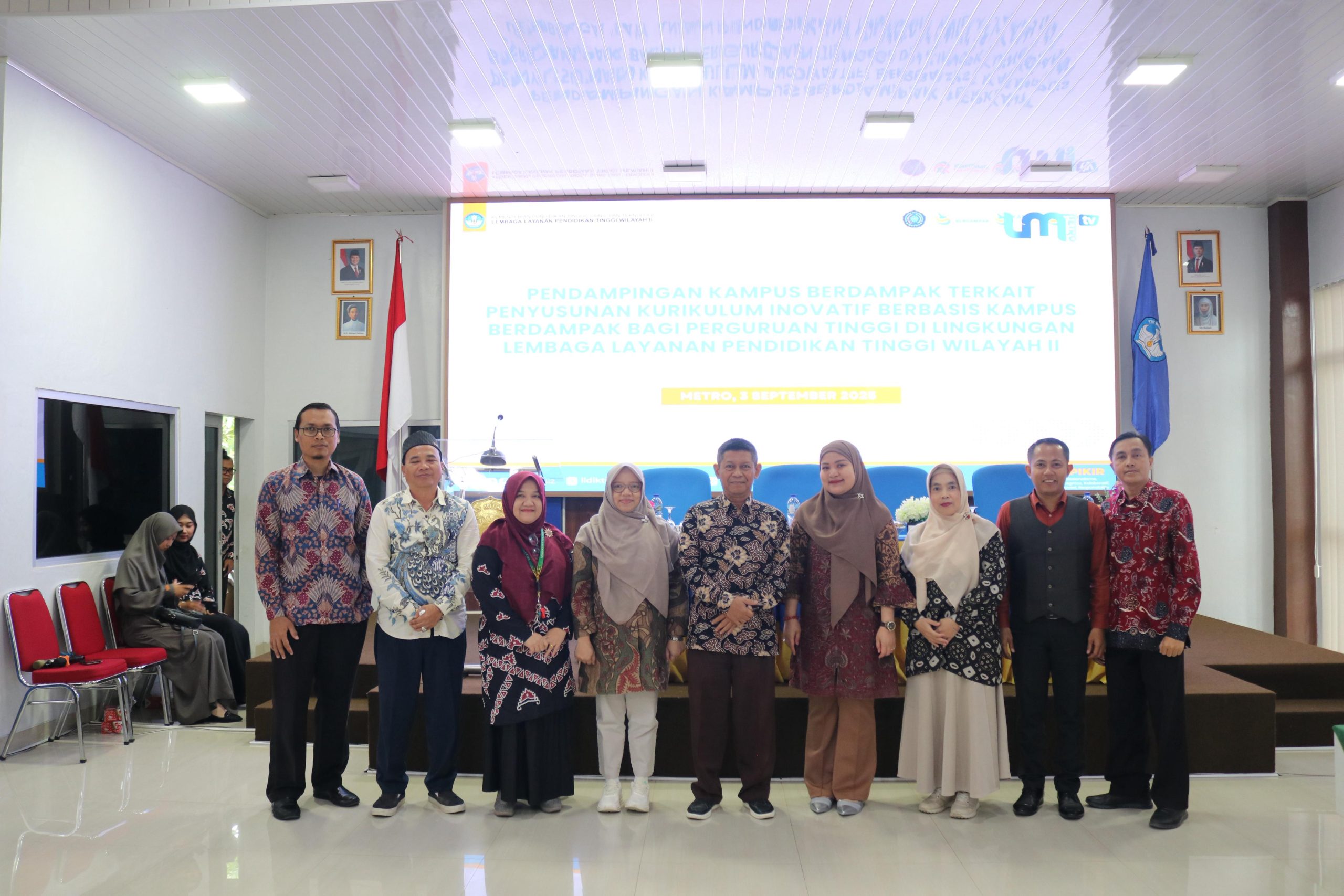 UM Metro Fasilitasi Giat Pendampingan Penyusunan Kurikulum Inovatif Berbasis Kampus Berdampak Bagi Perguruan Tinggi di Lingkungan LLDIKTI II
