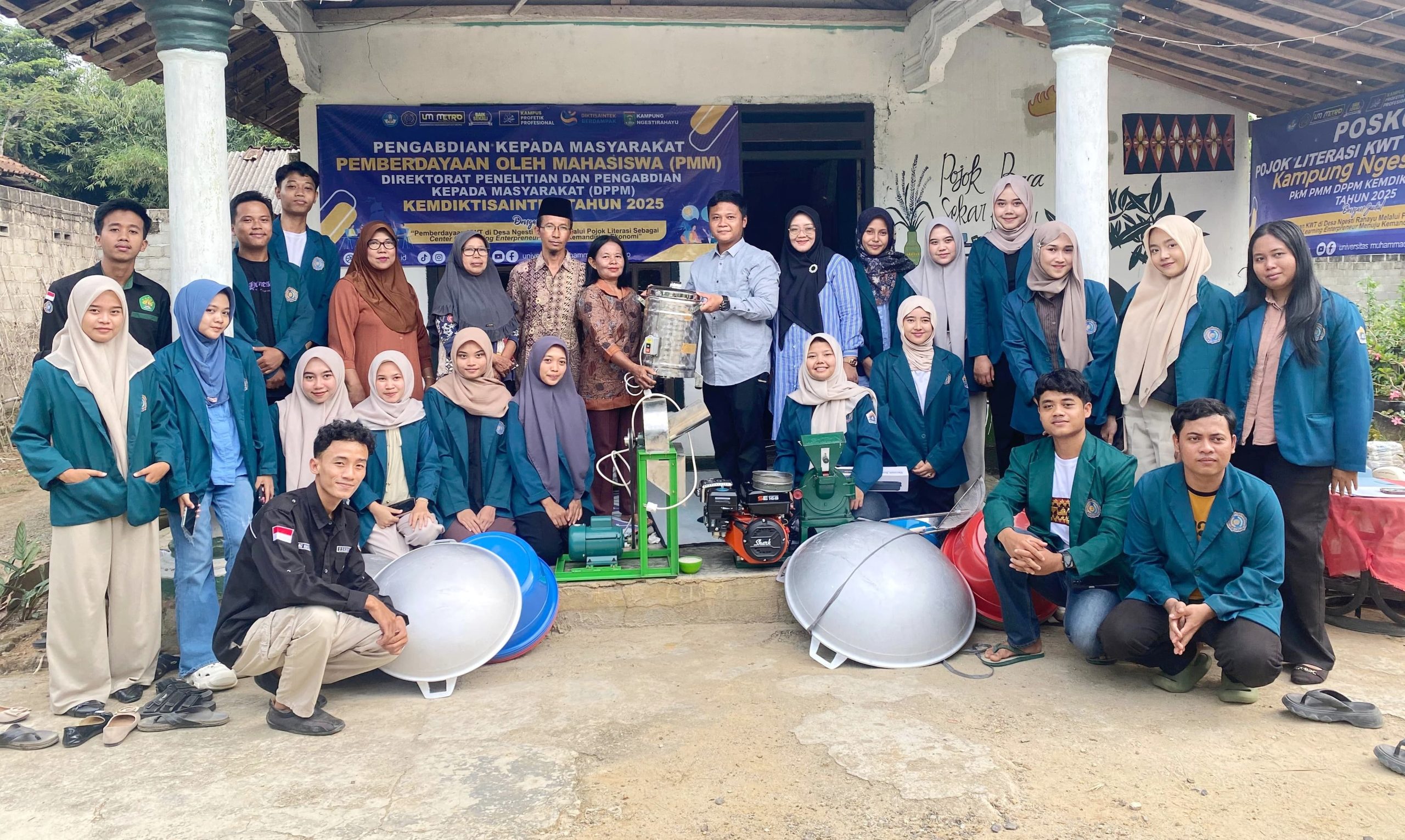 Implementasi Kampus Berdampak, Tim Pengabdi UM Metro &amp; ITERA berikan IPTEK kepada KWT Ngestirahayu Punggur