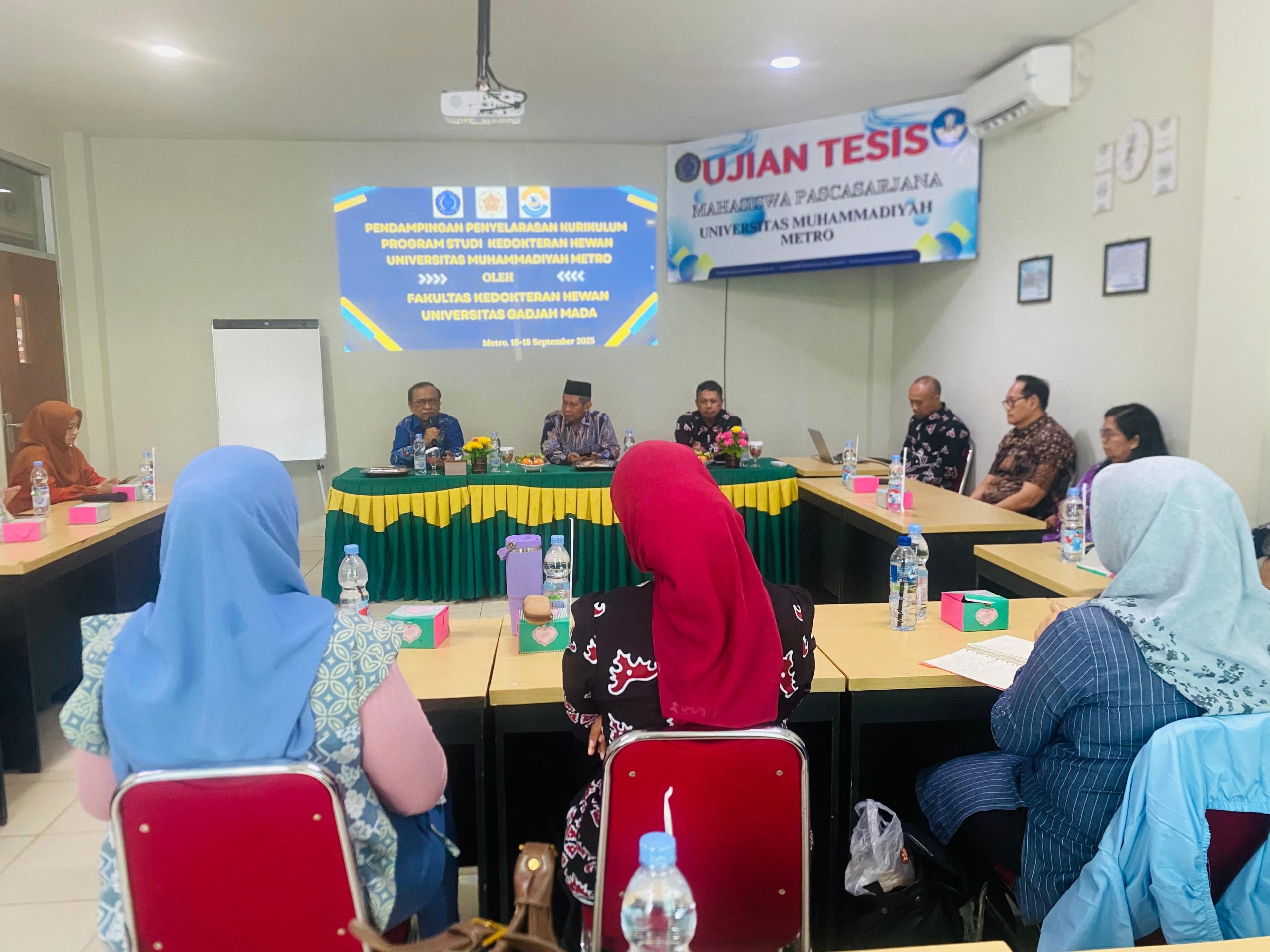 Prodi Kedokteran Hewan UM Metro Gelar Pendampingan Kurikulum Bersama FKH UGM