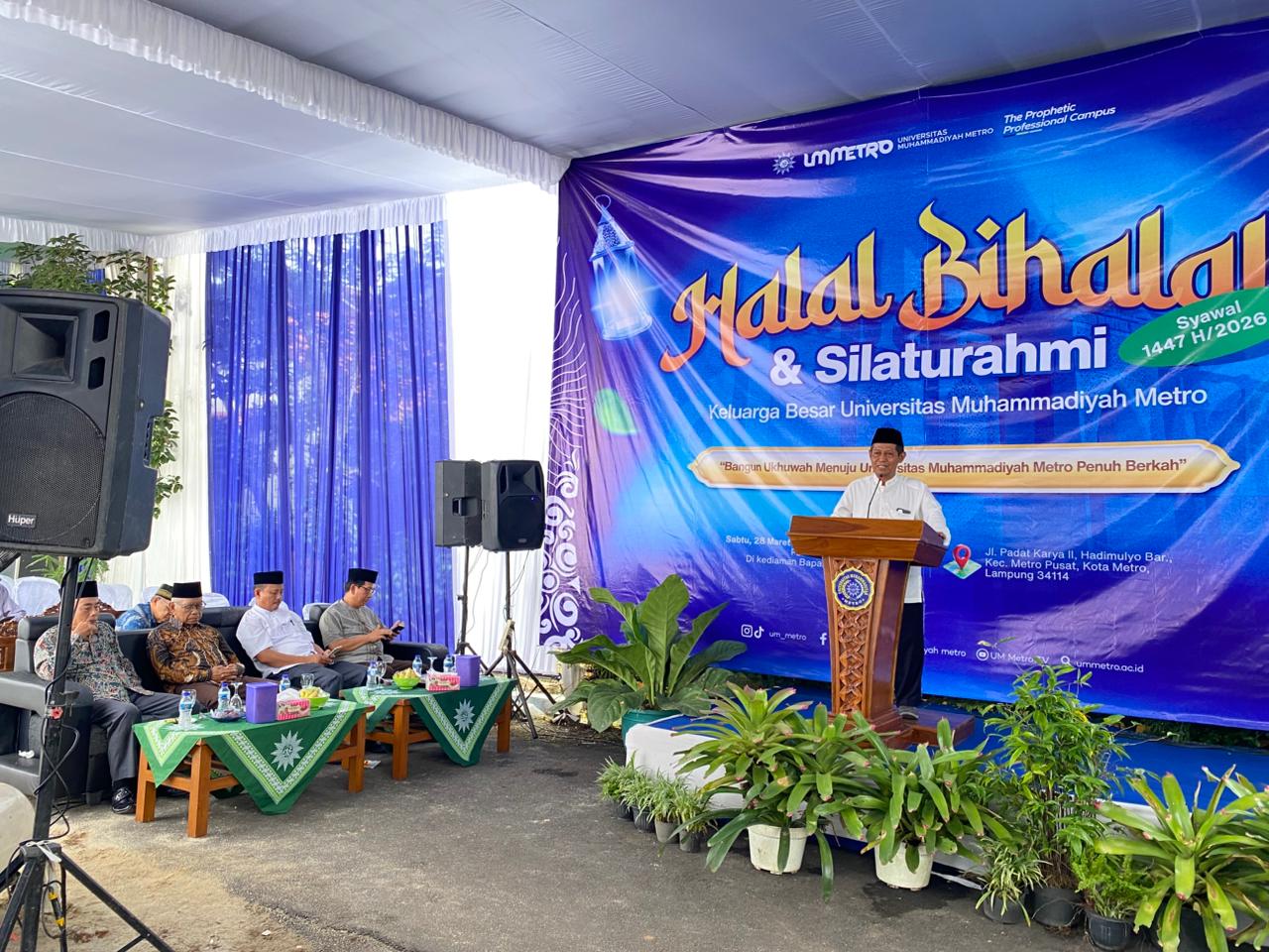 UM Metro Gelar Halal Bihalal, Pererat Silaturahmi Menuju Kampus Penuh Berkah