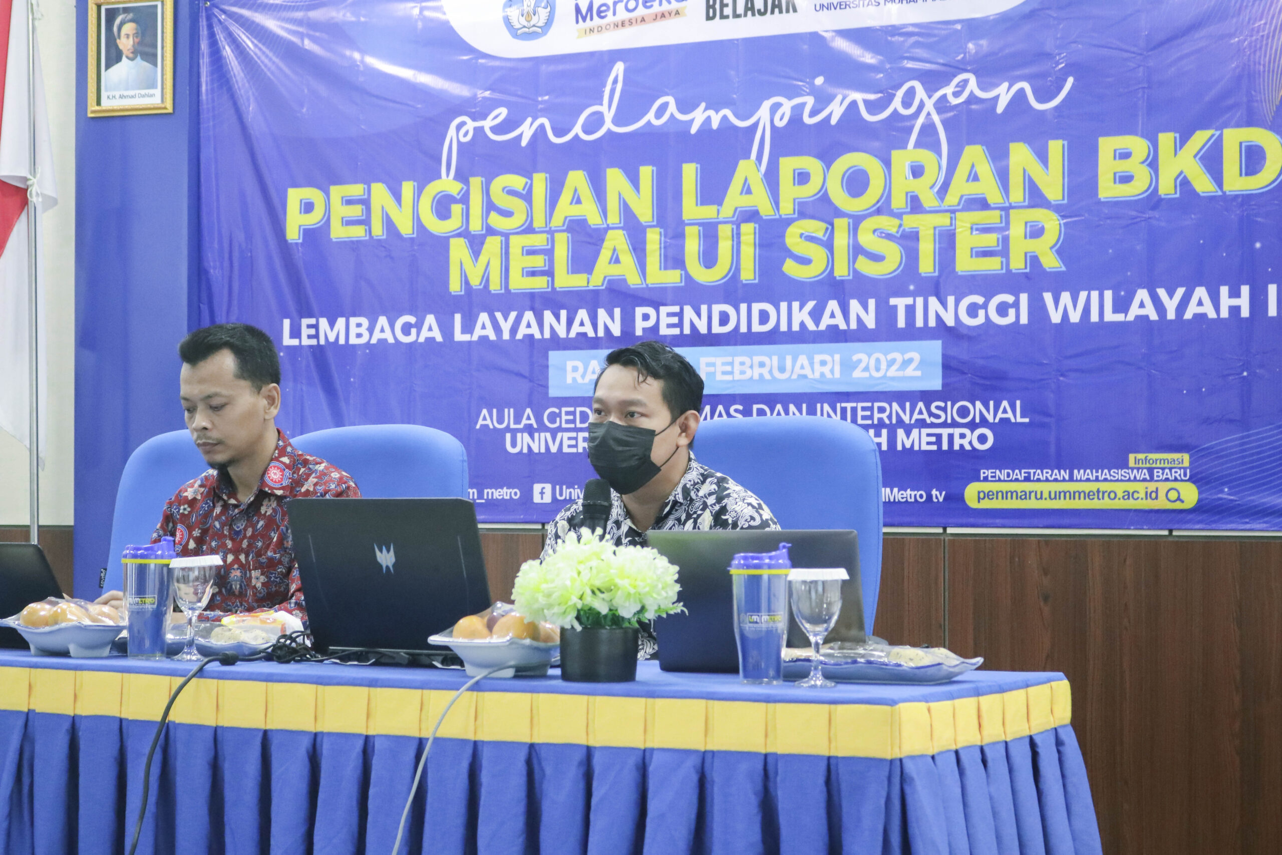LLDIKTI Wilayah II Beri Pendampingan Pengisian BKD melalui SISTER di UM Metro