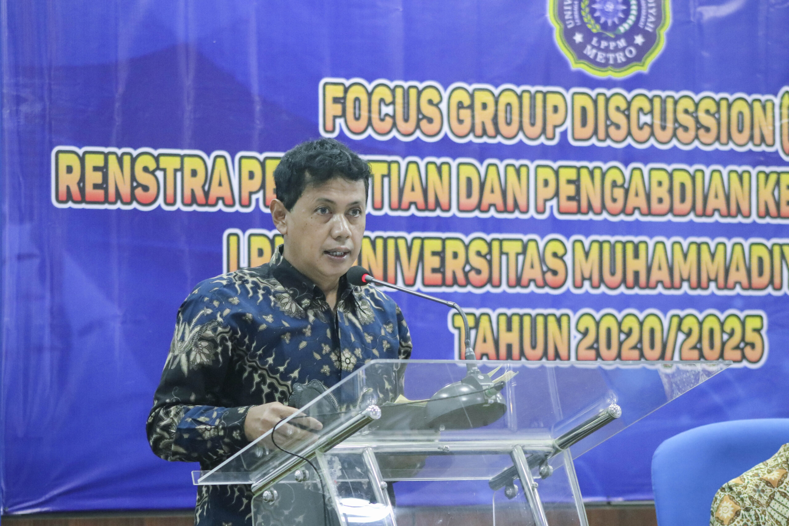Gelar FGD Renstra, Ketua LPPM Paparkan Dua Tujuan Utama