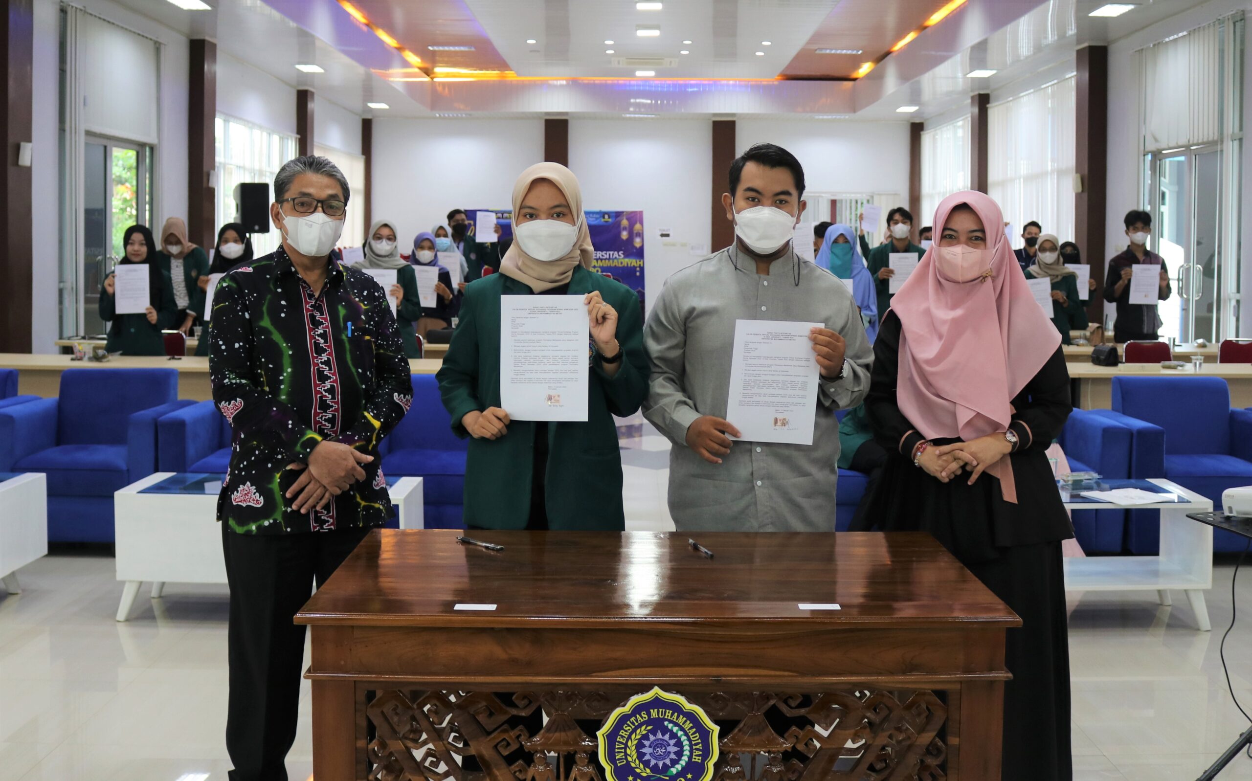 37 Mahasiswa Ikuti Pembekalan Virtual Exchange Program Spring Semester 2022