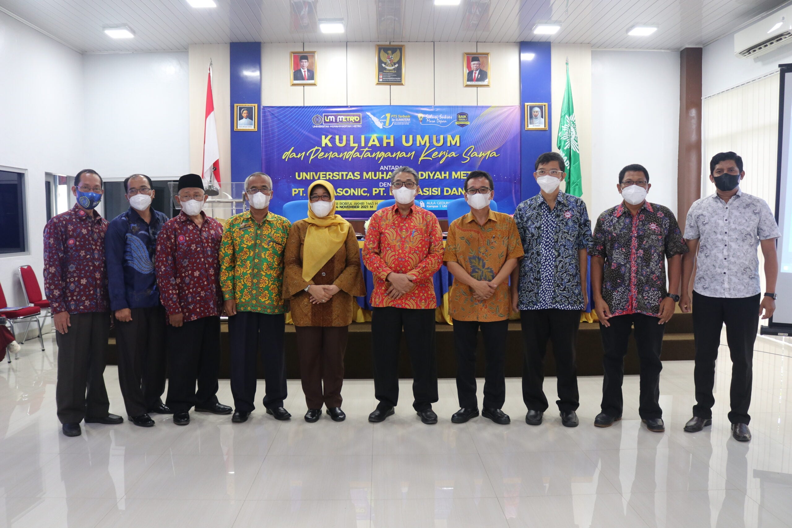 Perluas Kerja Sama, UM Metro Gandeng PT Panasonic, PT BTM, ASISI dan SMK