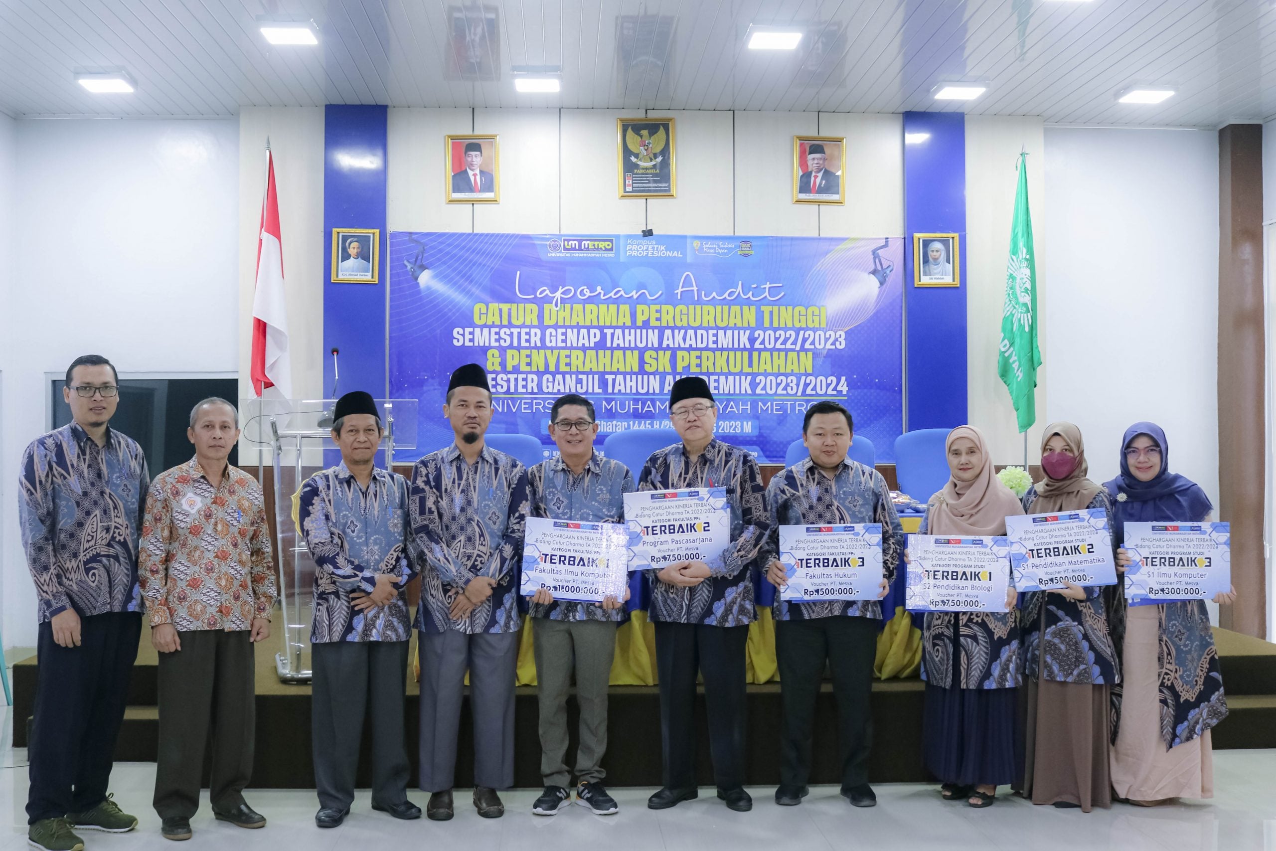 Berhasil Capai Kinerja Terbaik Tahun 2023, Dosen, Prodi, dan Fakultas ini Terima Penghargaan