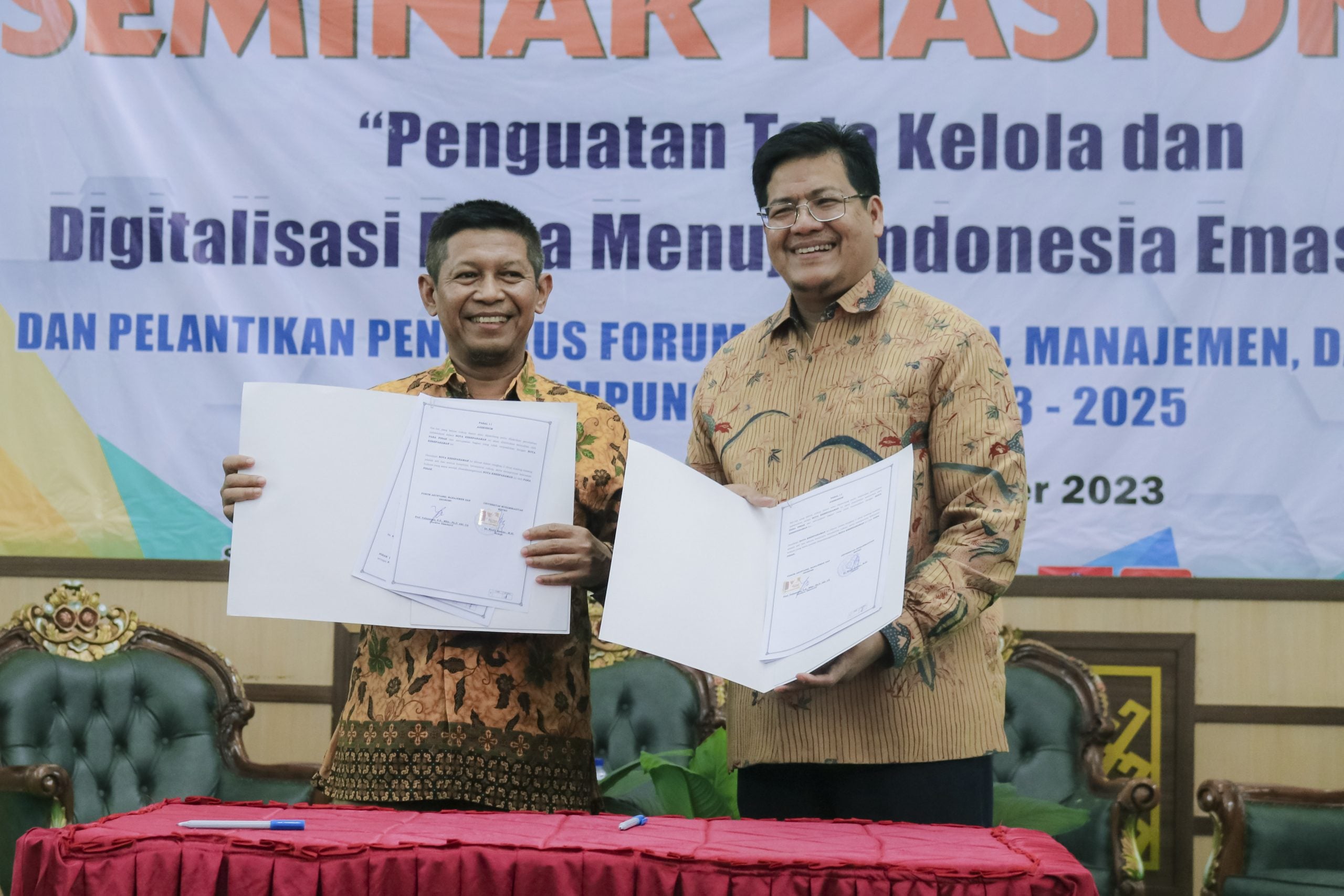 Jalin Kerjasama dengan FAME, UM Metro Sepakati Tridharma Perguruan Tinggi