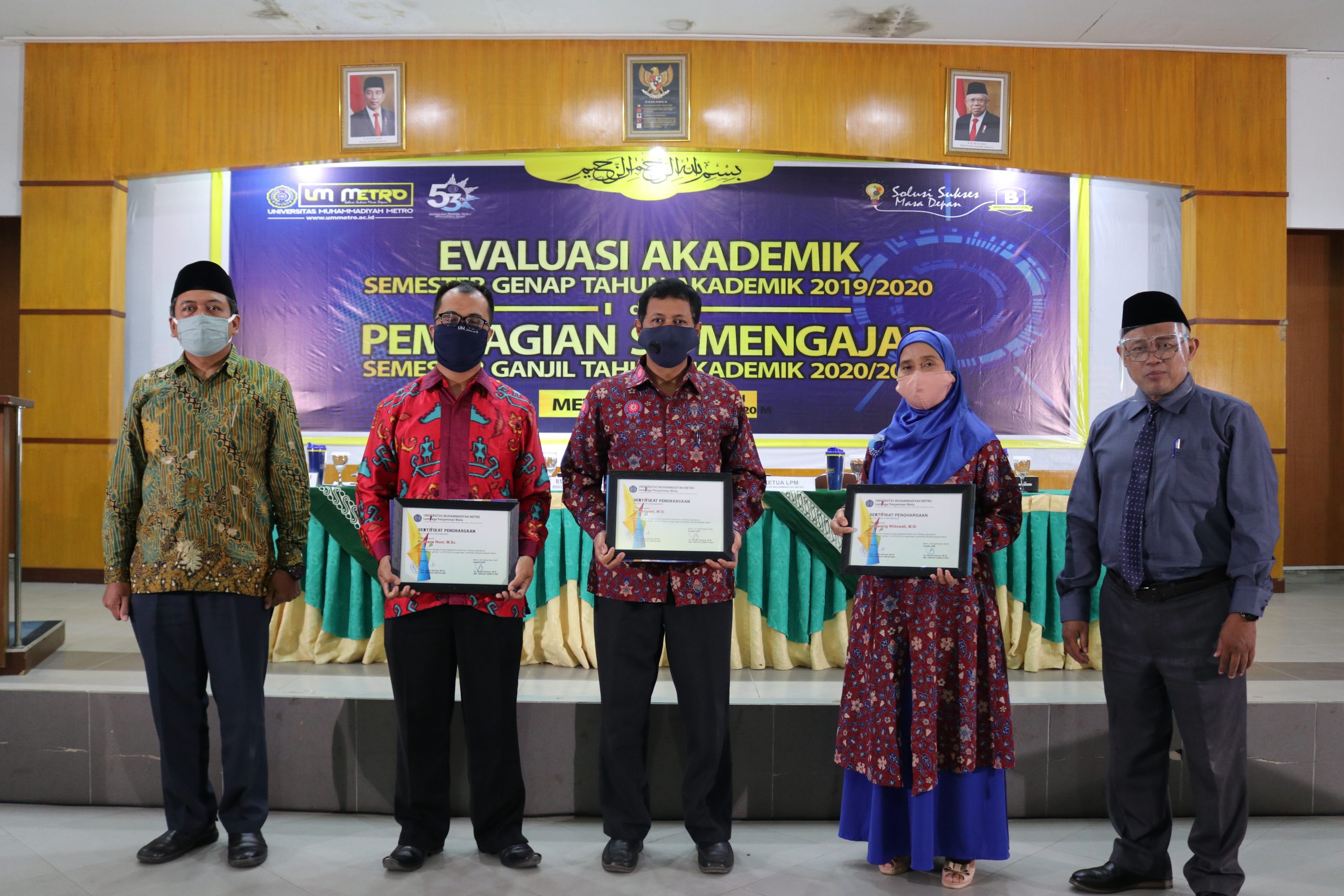 LPM UM Metro Rilis Fakultas, Prodi, dan Dosen Terbaik di Semester Genap TA 2019/2020