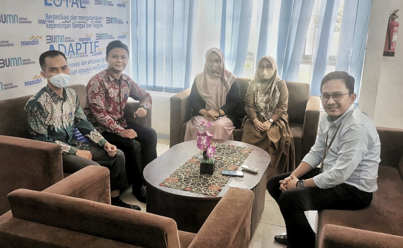 Pendidikan Ekonomi UM Metro Melakukan Penjajakan Kerja Sama dengan Bank Mandiri Cabang Kota Metro
