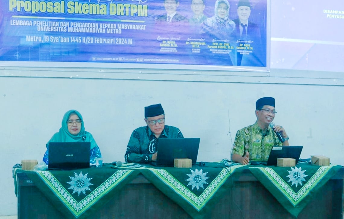 UM Metro adakan Pelatihan dan Klinik Proposal Skema DRTPM
