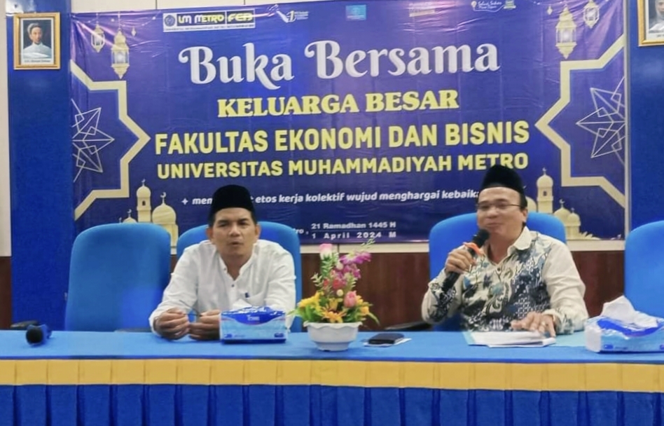 Perkuat Etos Kerja Kolektif, FEB UM Metro Gelar Bukber