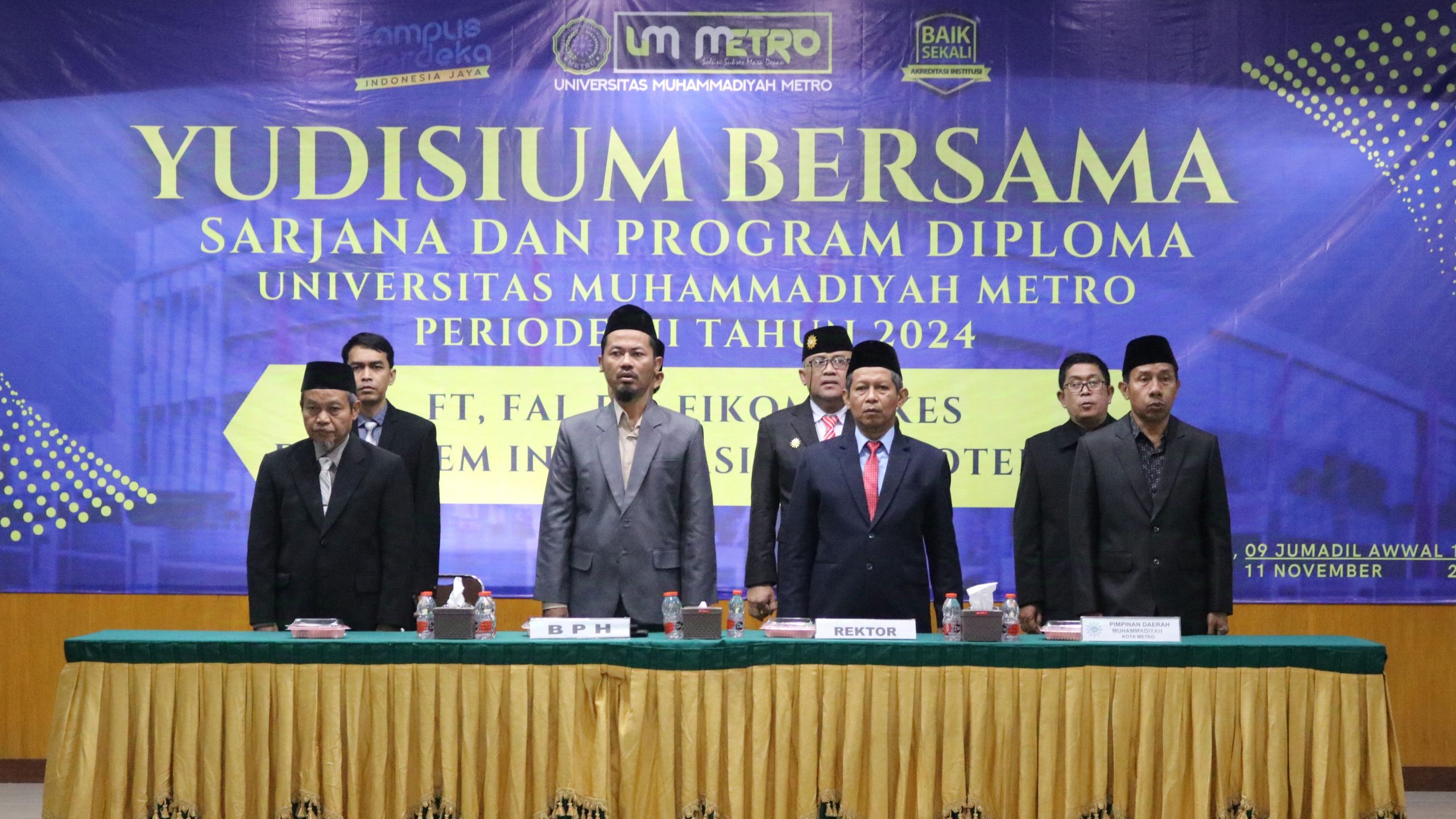 UM Metro Gelar Yudisium Bersama Periode ke-III Untuk 231 Mahasiswa