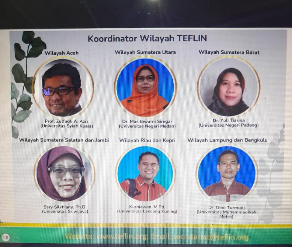 Dosen UM Metro, Dr. Dedi Turmudi, M.A. TESOL. Ditunjuk Jadi Koordinator TEFLIN Wilayah Bengkulu dan Lampung